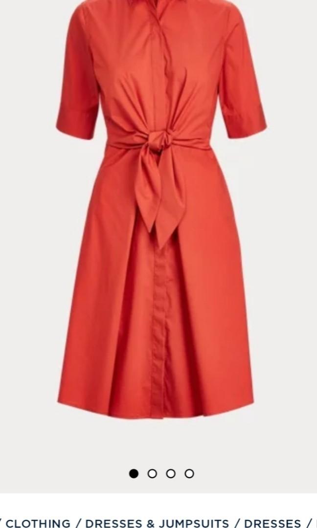Ralph Lauren Red Shirt Dress , Women's 