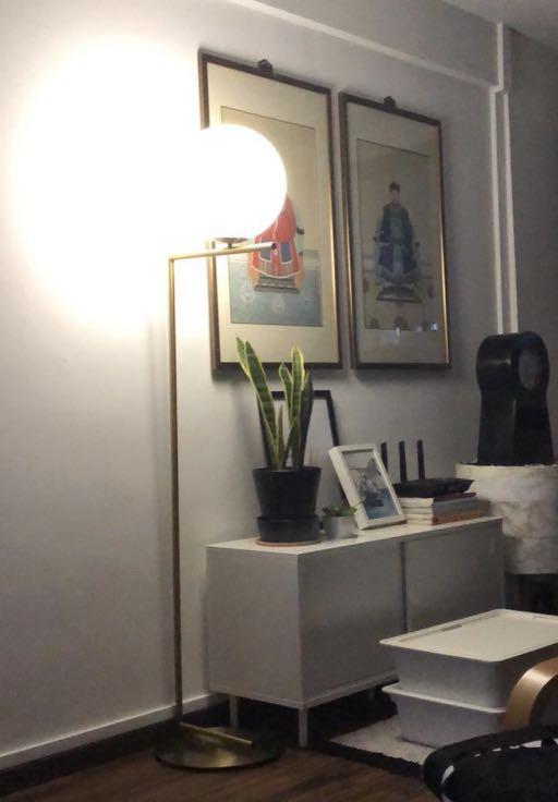 Replica Flos Ic F1 Glass Globe Floor Lamp Furniture Home Decor