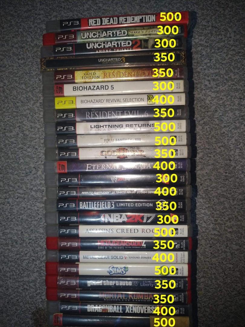 2nd hand ps3 games