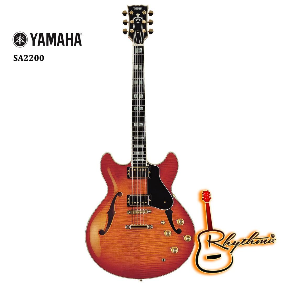 SA2200 Yamaha Electric Guitar Violin Sunburst with Case, Hobbies & Toys