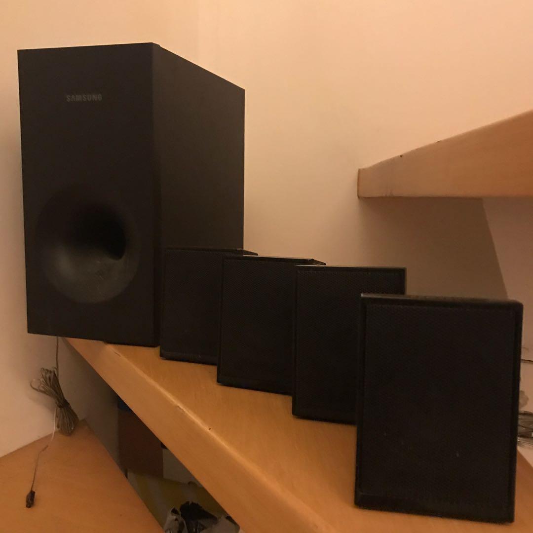 Samsung Home Theatre Speakers (6 speakers only No Dvd Player), Audio