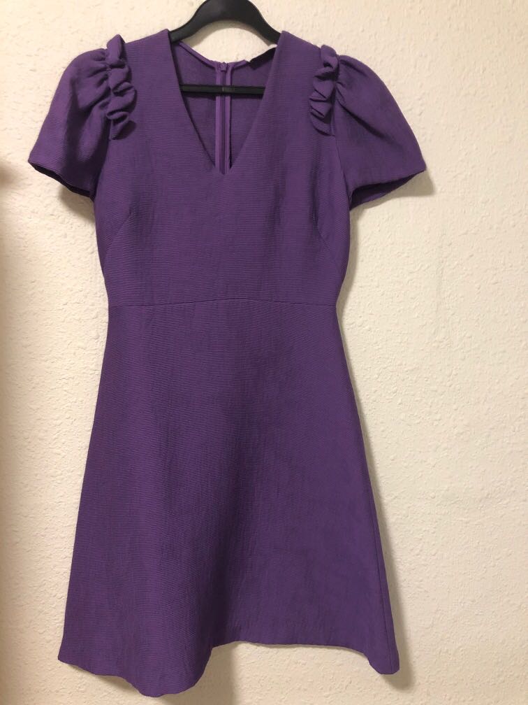 sandro purple dress