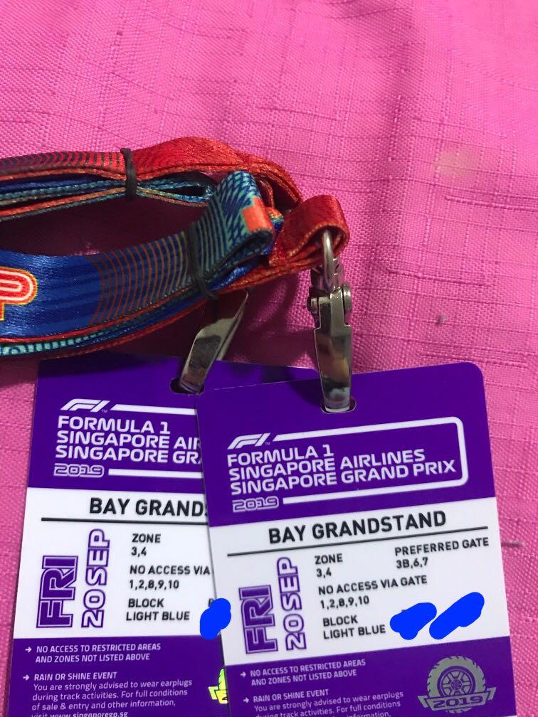 Singapore Grandprix Friday Night Pass A Pair Entertainment Events Concerts On Carousell