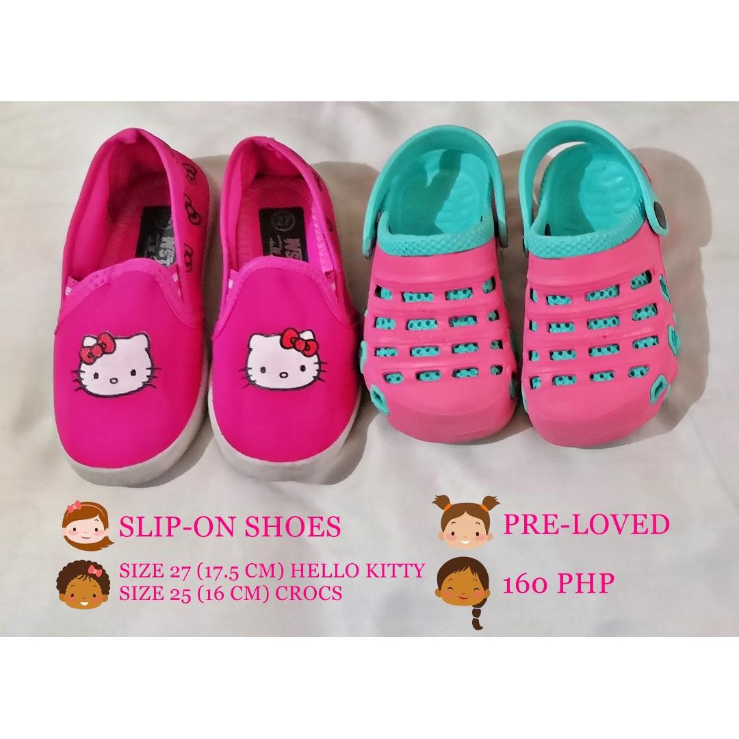 girls crocs size 2