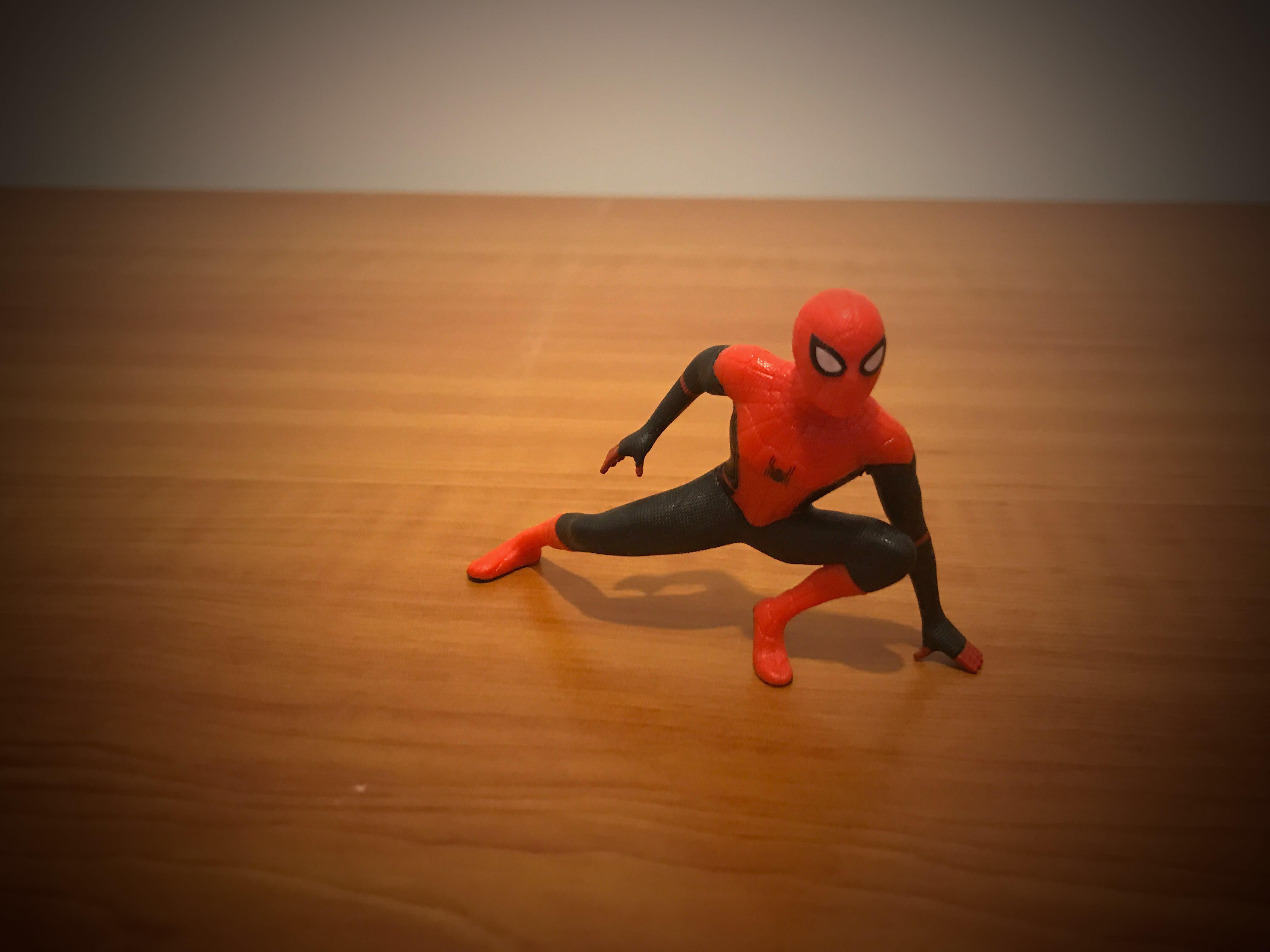 small spiderman figure