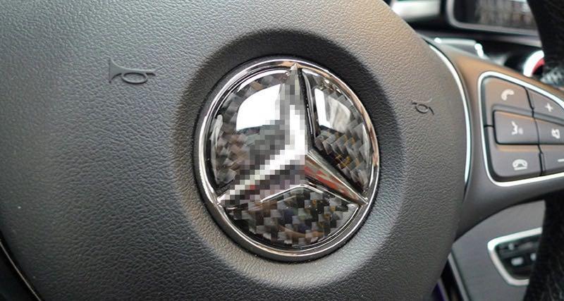 Mercedes benz steering top wheel emblem replacement