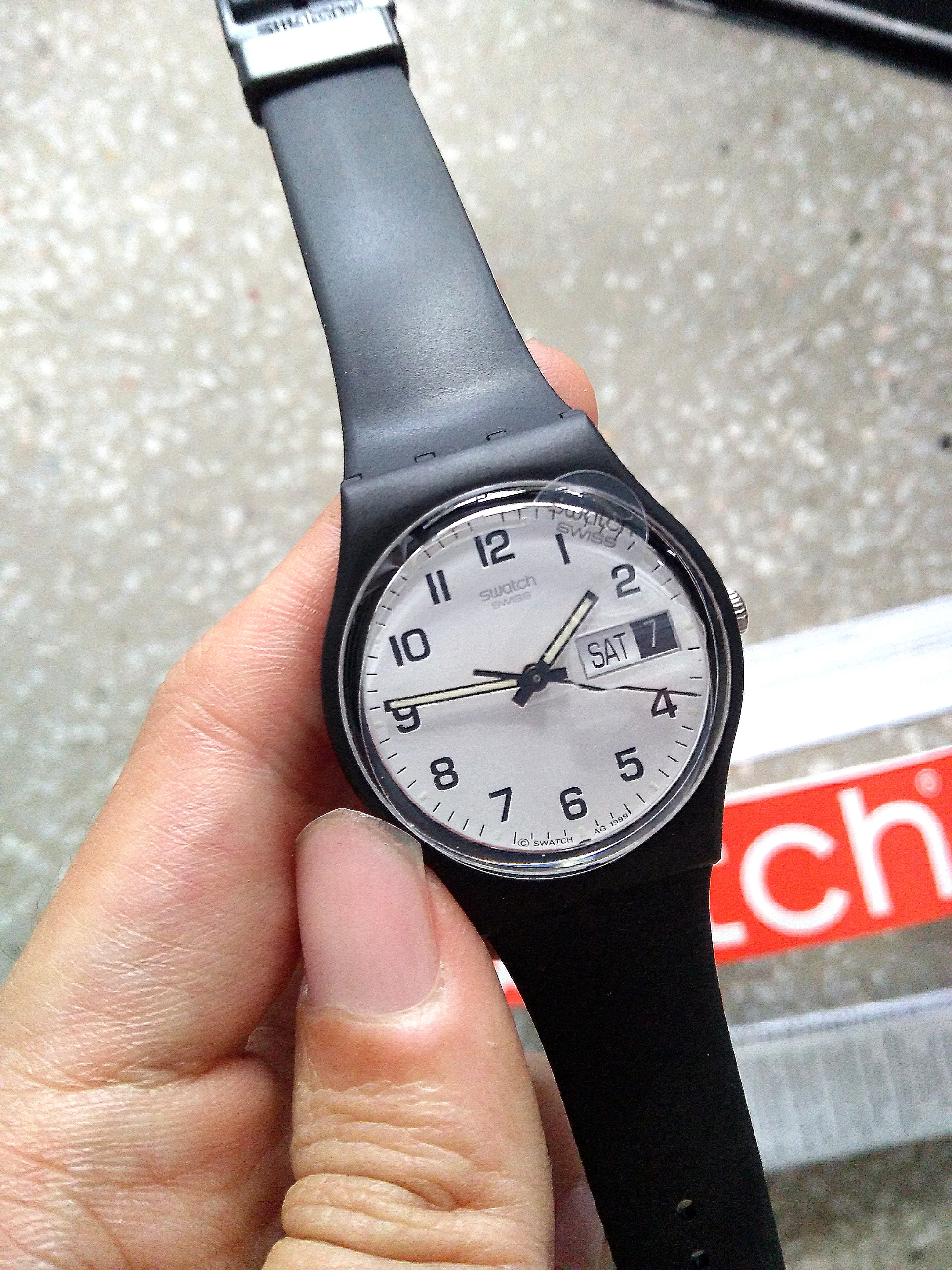 Swatch minimalist best sale watch