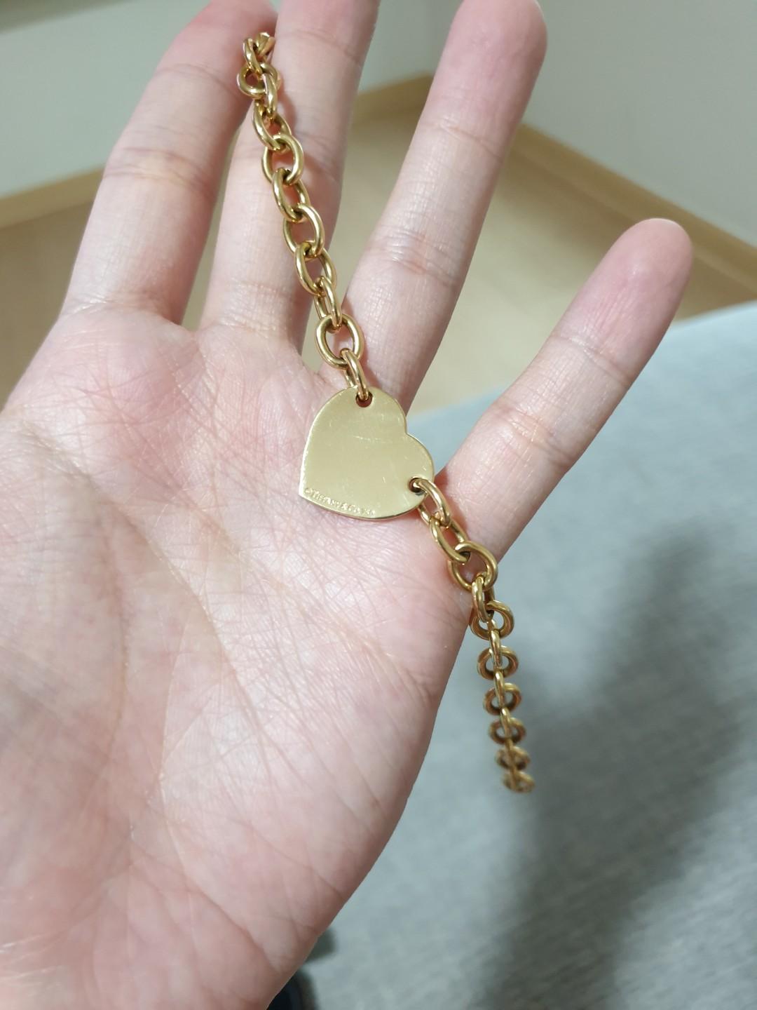 Return to discount tiffany gold bracelet
