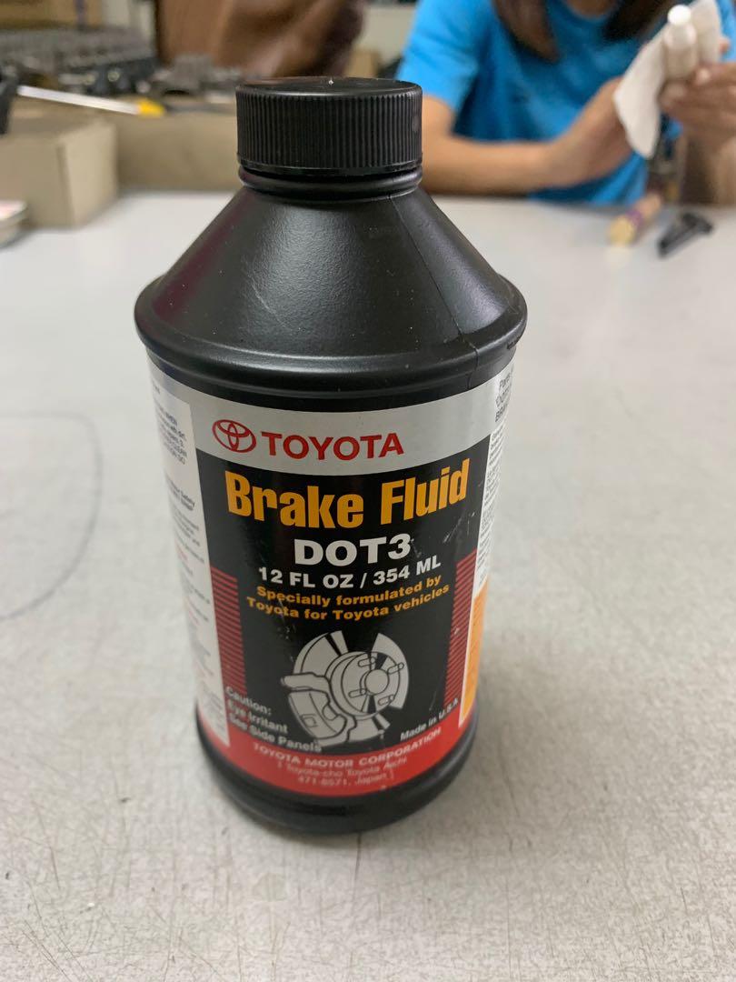 Toyota Brake Fluid DOT 3 (354ml), Auto Accessories on Carousell