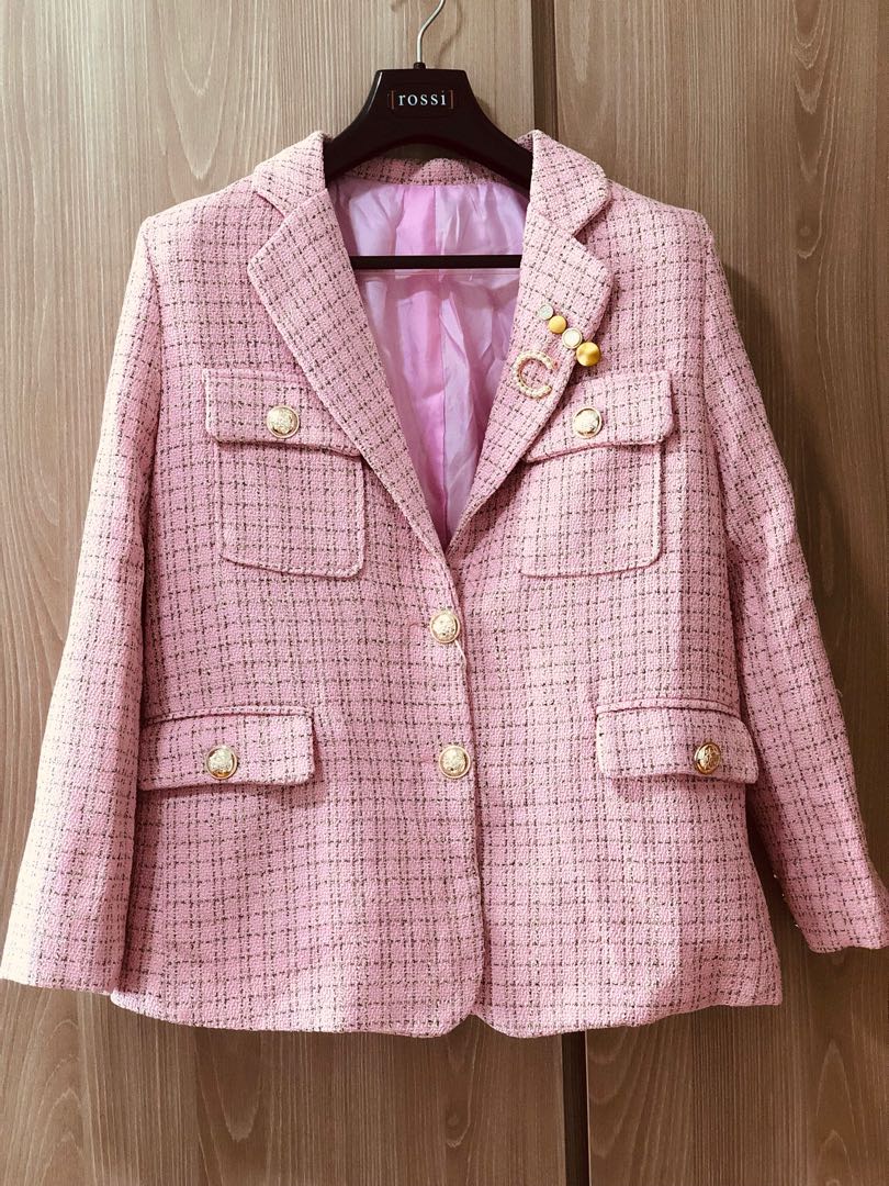 tweed-jacket-women-s-fashion-coats-jackets-and-outerwear-on-carousell