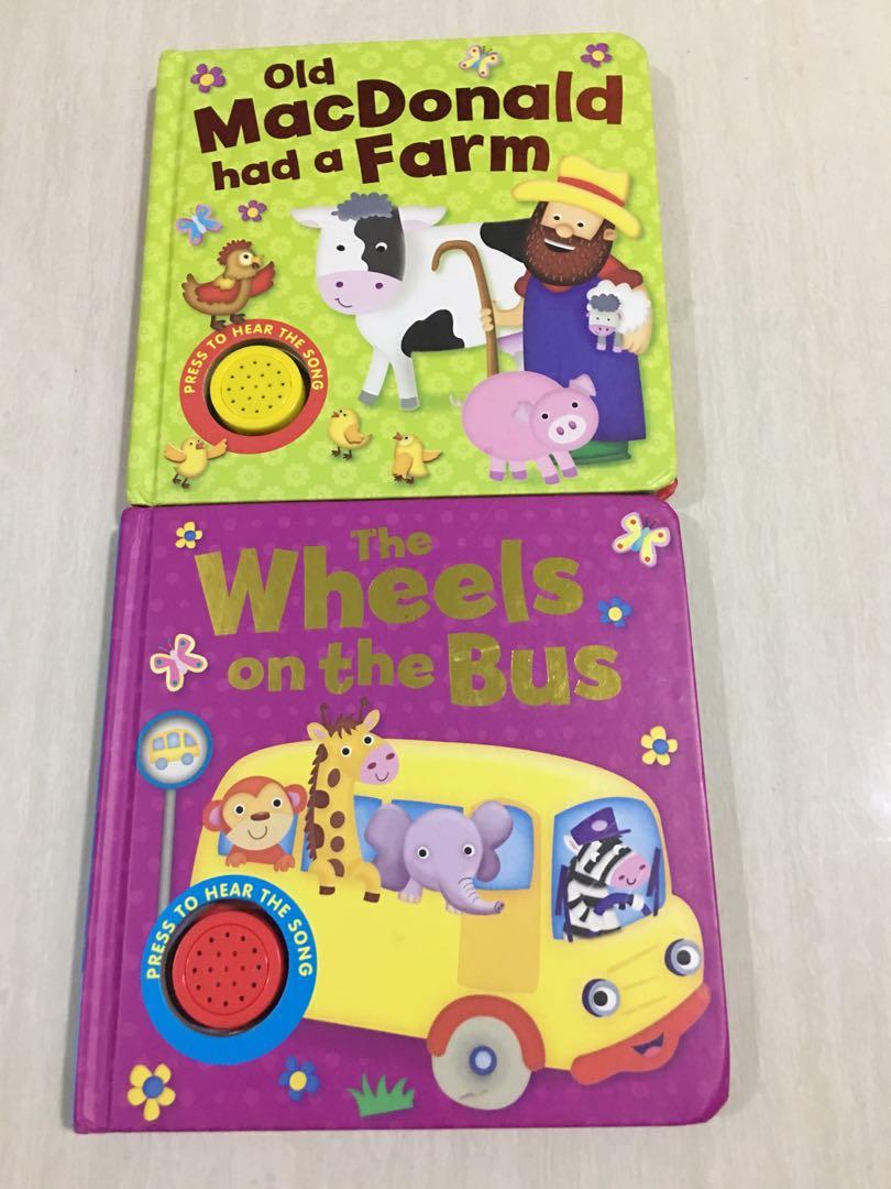 Used children song book (Bundle of 2 Books), Hobbies & Toys, Books & Magazines, Children's Books