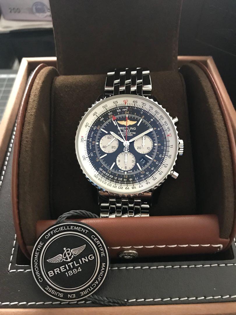 breitling navitimer gmt 48mm price