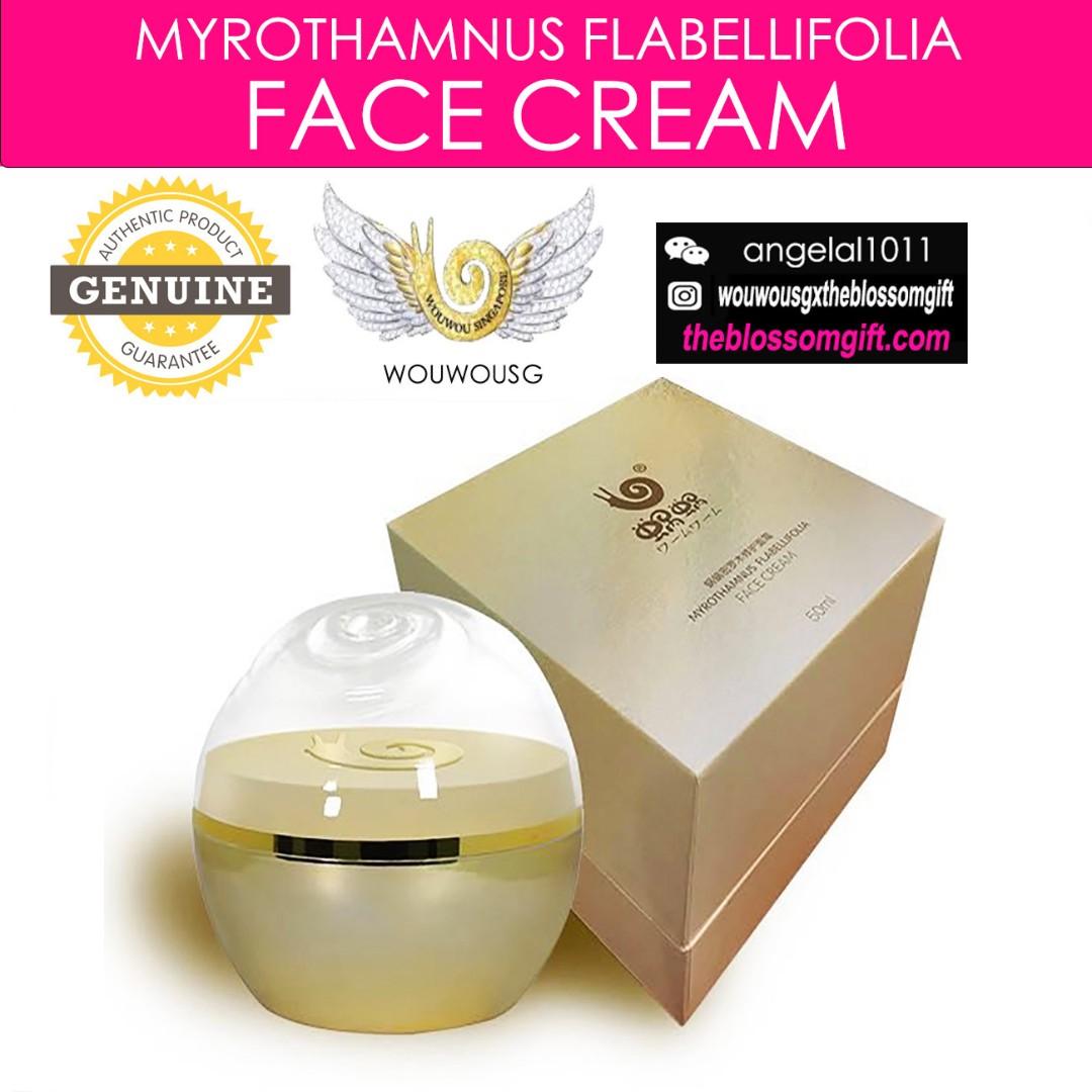 Wouwou Face Care Cream Myrothamnus Flabellifolia Face Cream Health Beauty Face Skin Care On Carousell