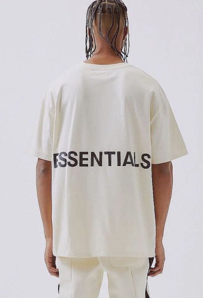 Fog essentials cream tee Clearance