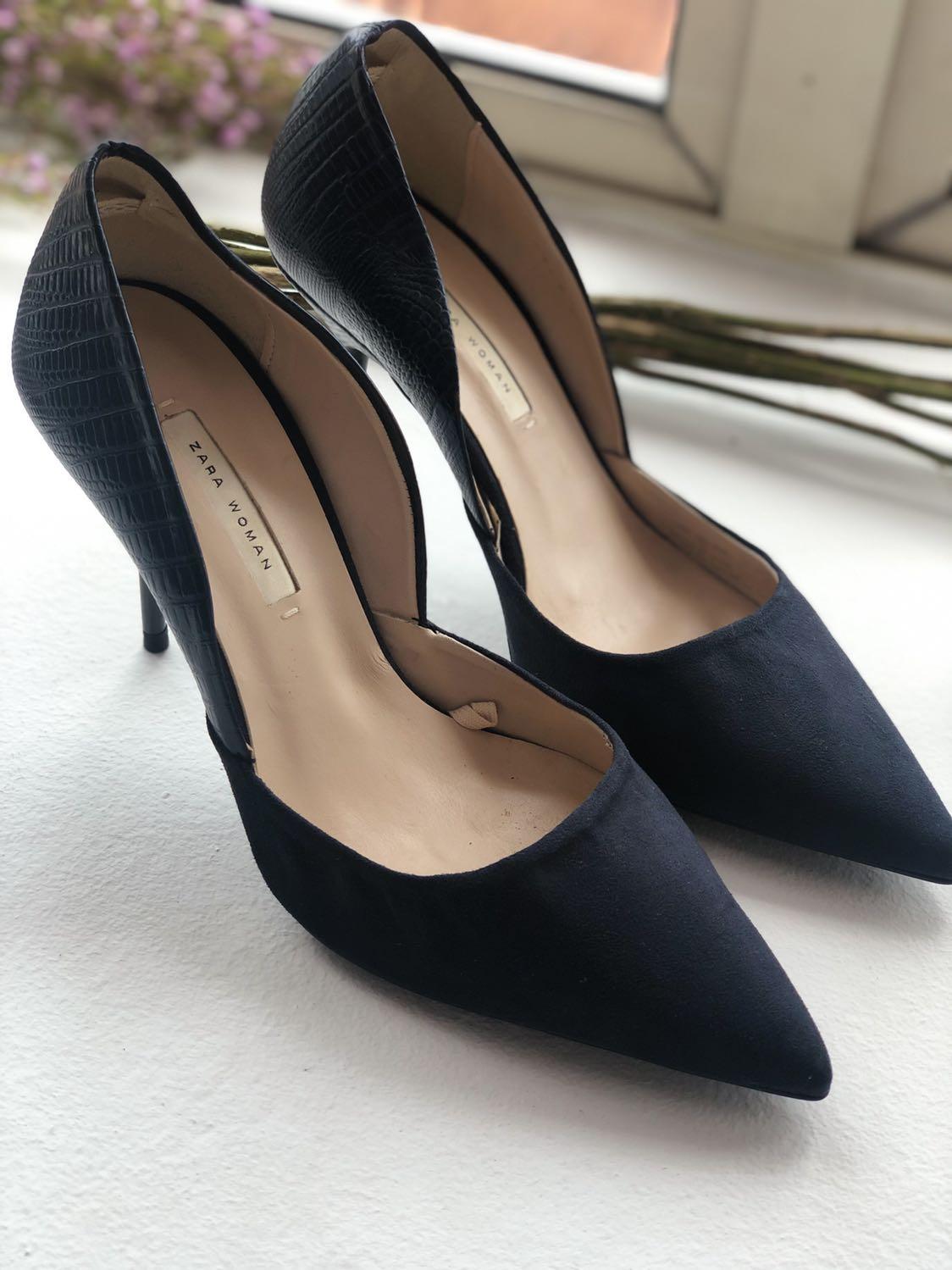 zara women's high heel shoes