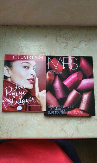 包郵 NARS Lipstick Rouge A Levres 9色經典唇膏 & Clarins Joli Rouge Lacquer 漆亮精華油唇 lip lips
