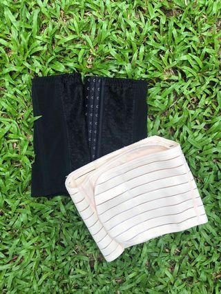 Black & nude postpartum binders