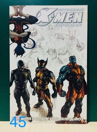 Marvel Astonishing Xmen sketchbook