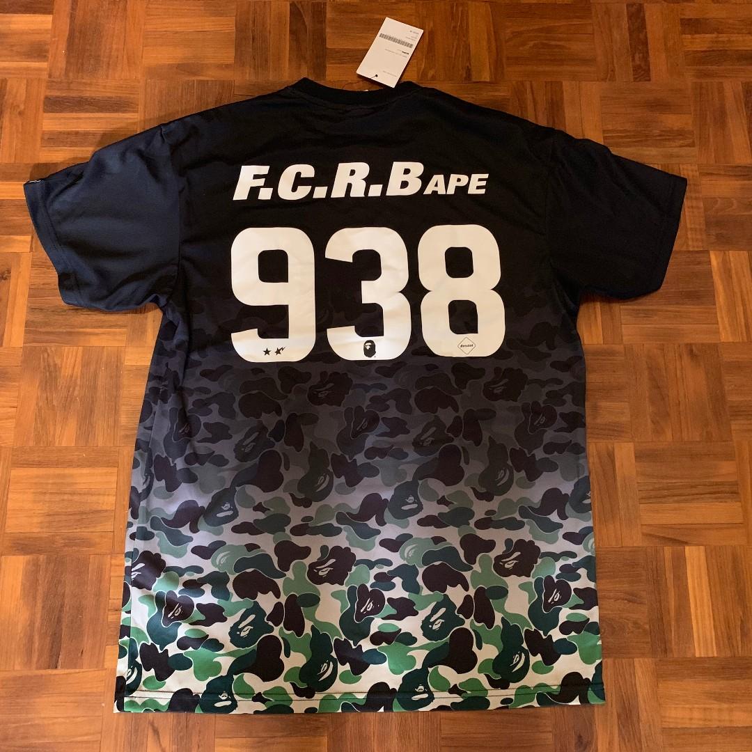 19ss F.C.Real Bristol BAPE x F.C.R.B. GAME SHIRT, 男裝, 外套及戶外