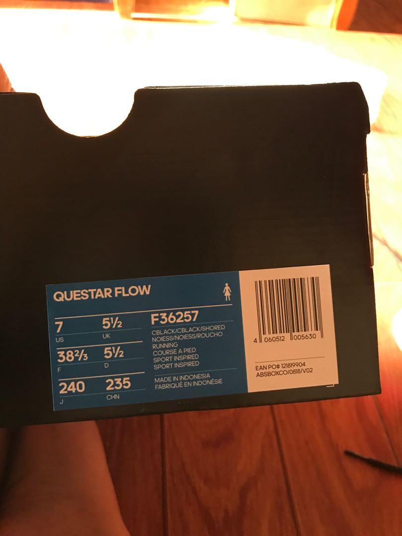 adidas questar flow black pink