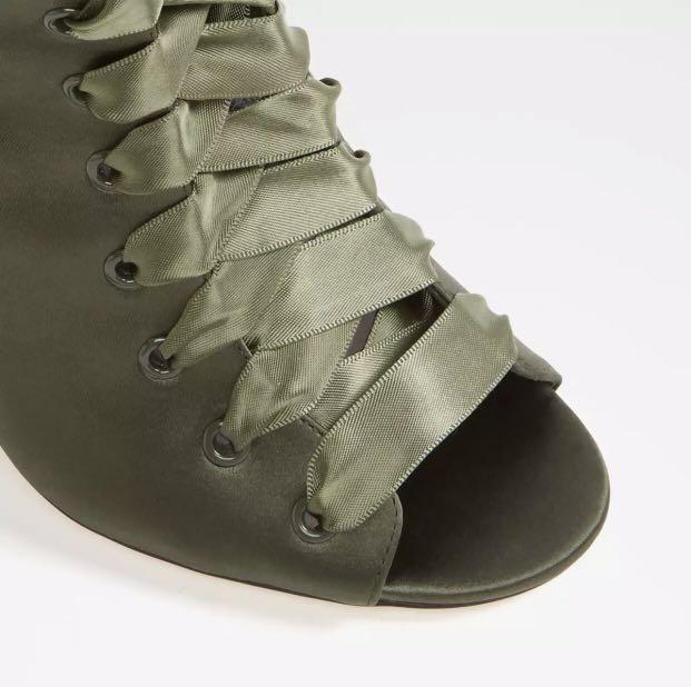 Aldo open toe boots hotsell