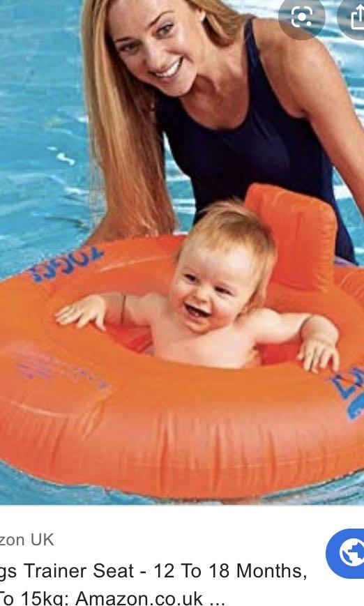 Zoggs inflatable cheap baby seat
