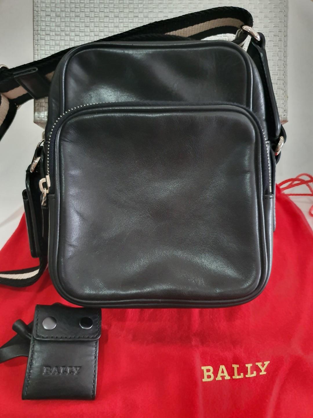 Bally Mens Authentic Crossbody Leather Bag, Men's Fashion, Bags, Sling