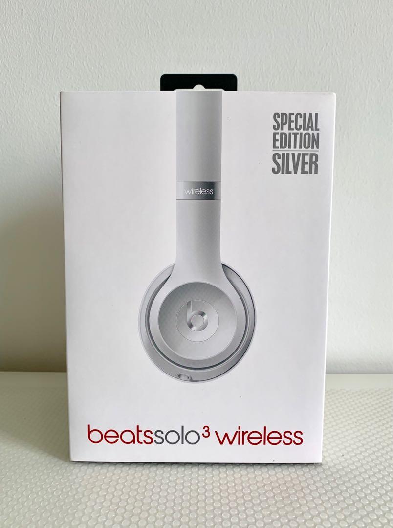 beats solo 3 limited edition silver