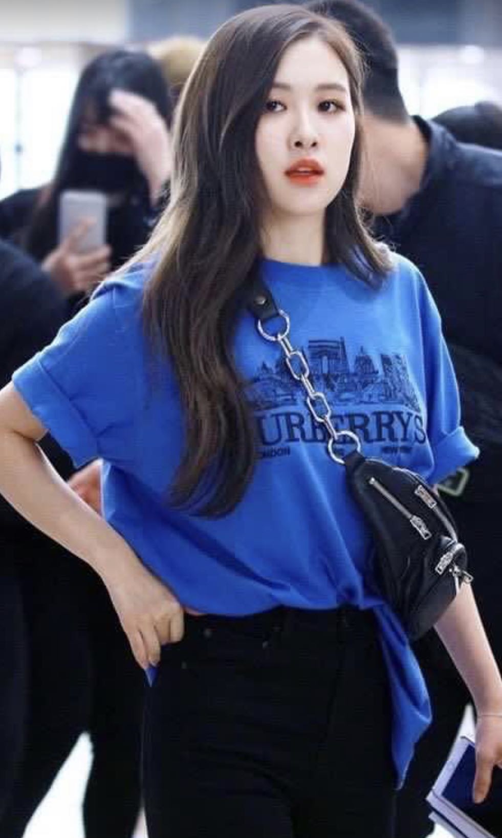 black pink fanny pack