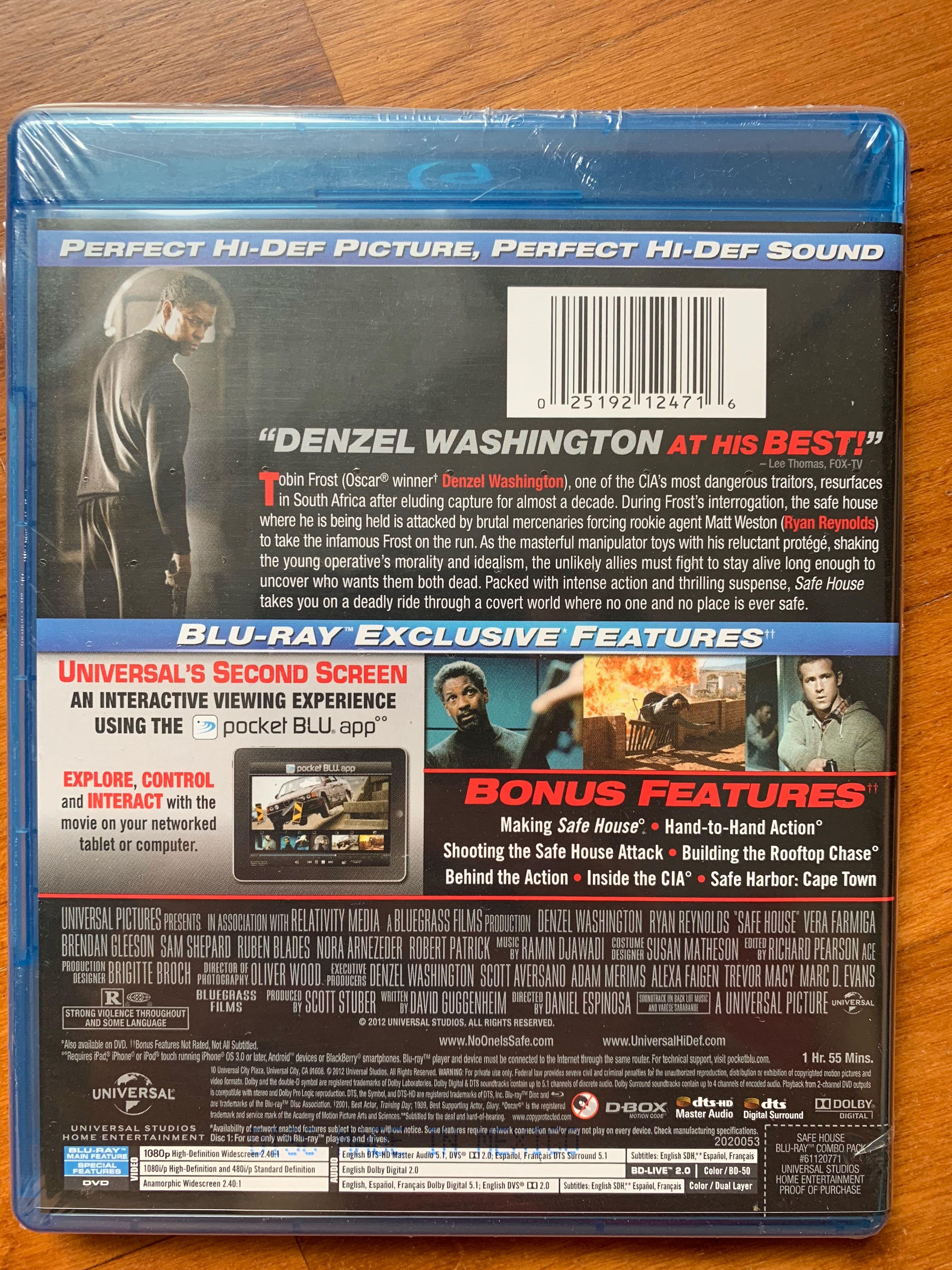 Blu Ray Safe House Music Media Cds Dvds Other Media On