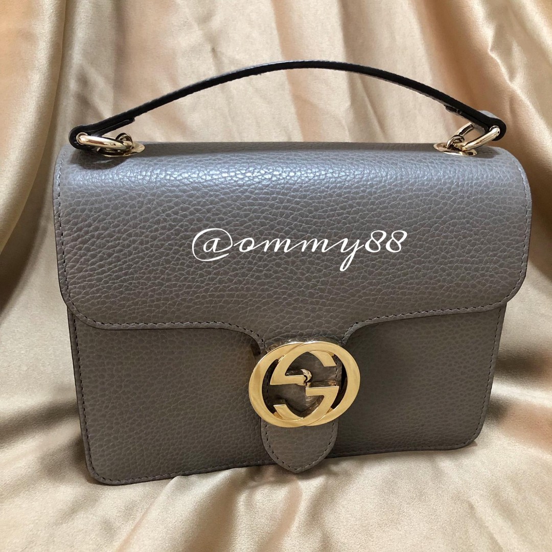 gucci interlocking top handle bag