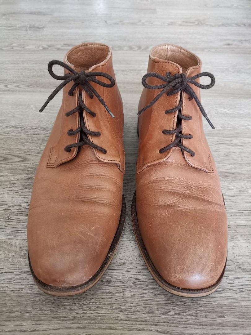 Brown Derby Men S Boots H M Men S Fashion Footwear Formal Shoes On Carousell