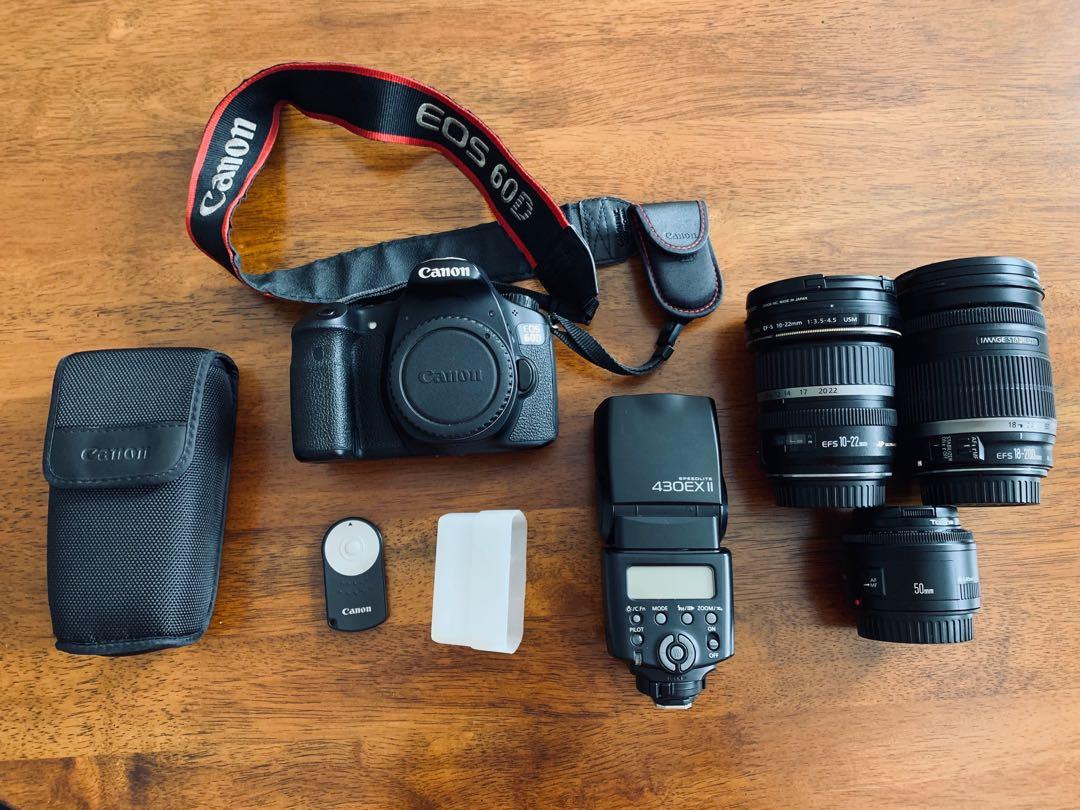 Canon 60d Photography Cameras Dslr On Carousell