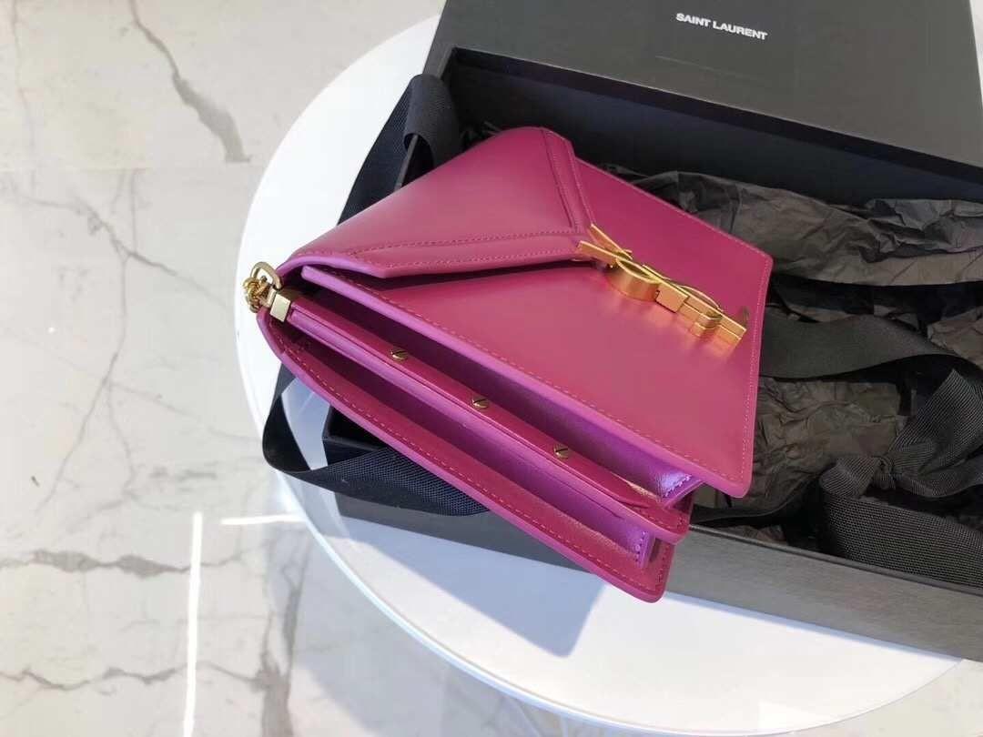 CASSANDRA MONOGRAM CLASP BAG IN SMOOTH LEATHER