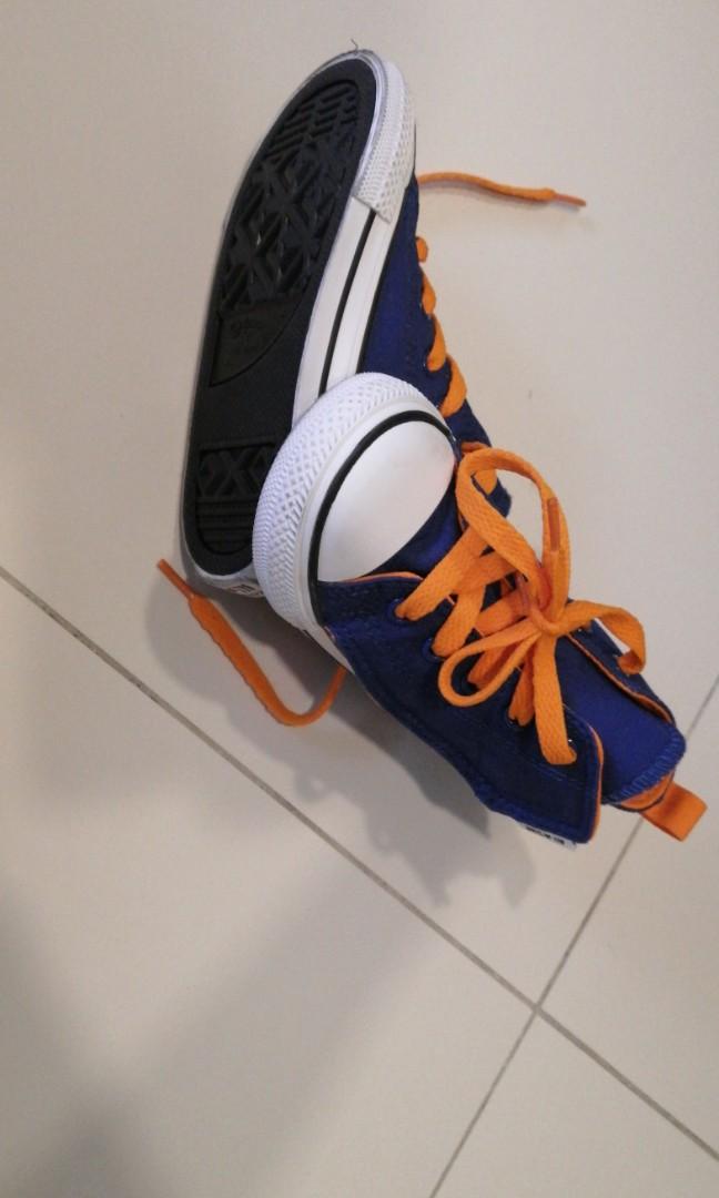 converse blue orange