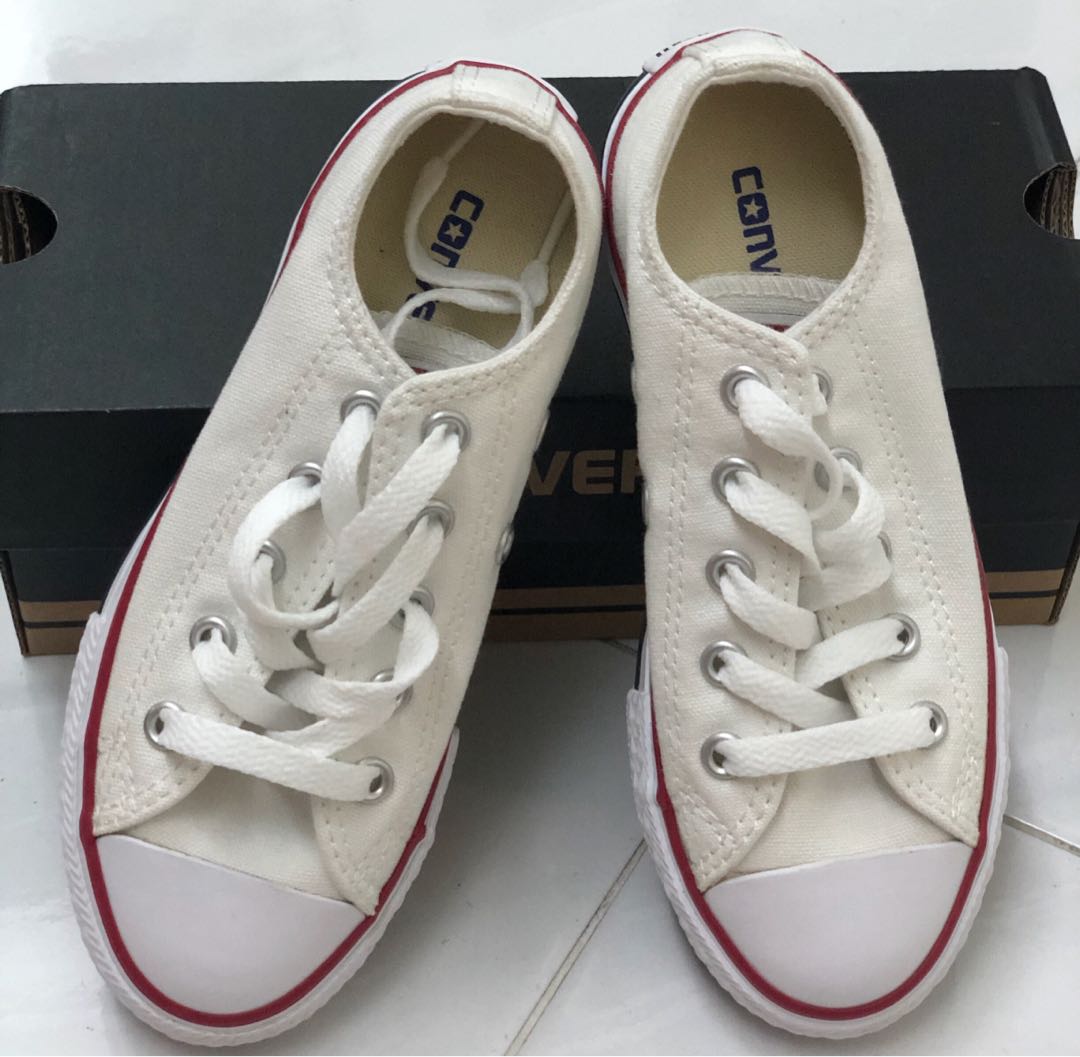 Converse Youth White Shoes, Women's 