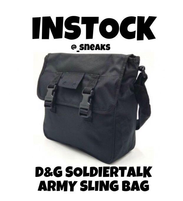 d&g army sling bag