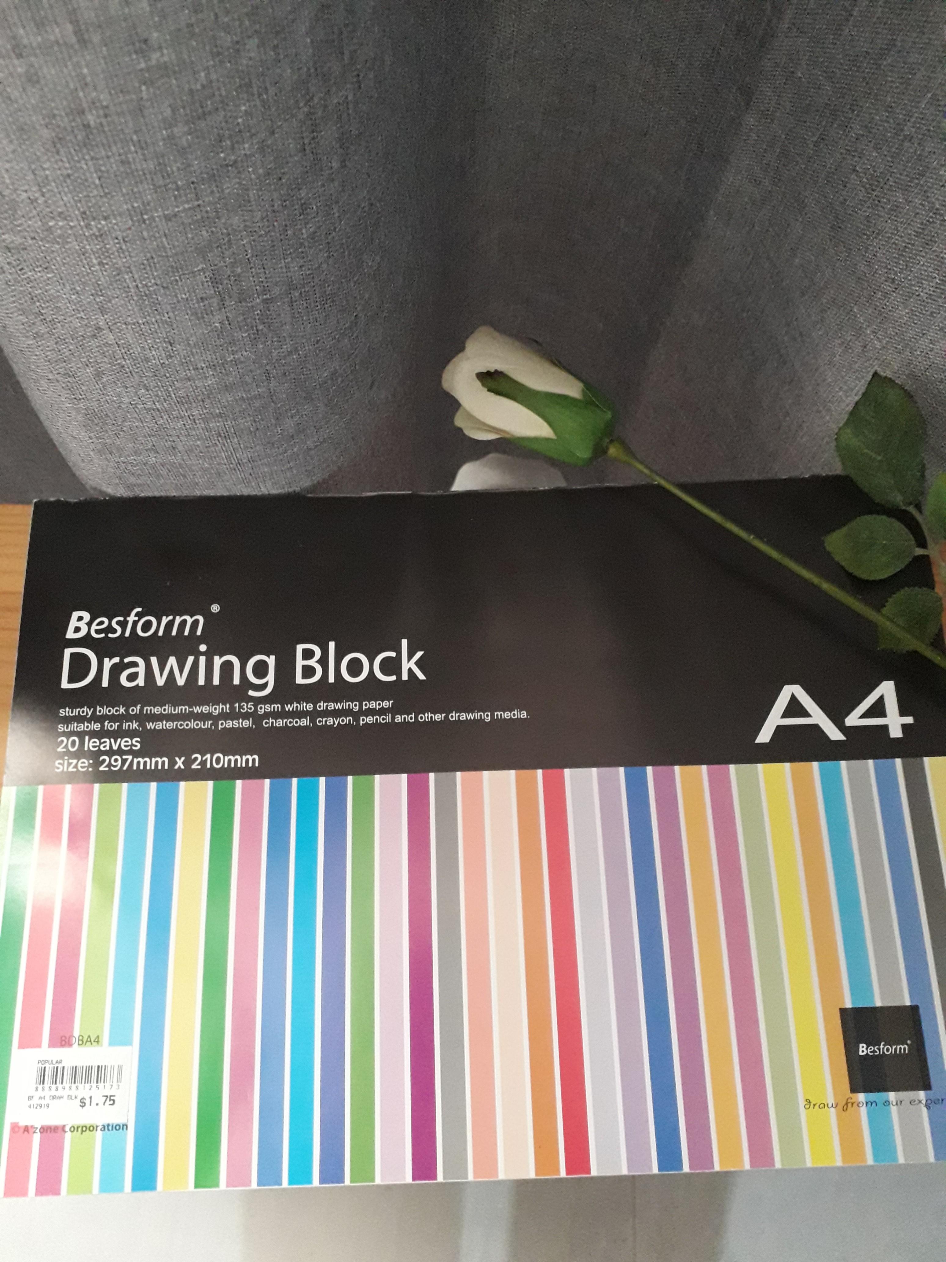 Drawing Block Hobbies Toys Stationery Craft Craft Supplies Tools On Carousell