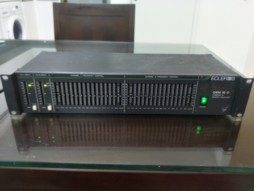 Ecler QEM 162 Constant Q Graphic Equalizer, Audio, Portable Audio