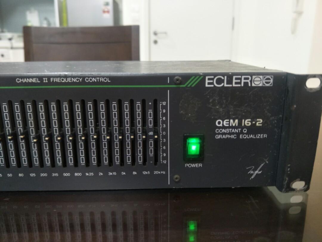 Ecler QEM 162 Constant Q Graphic Equalizer, Audio, Portable Audio