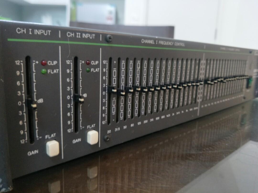 Ecler QEM 162 Constant Q Graphic Equalizer, Audio, Portable Audio