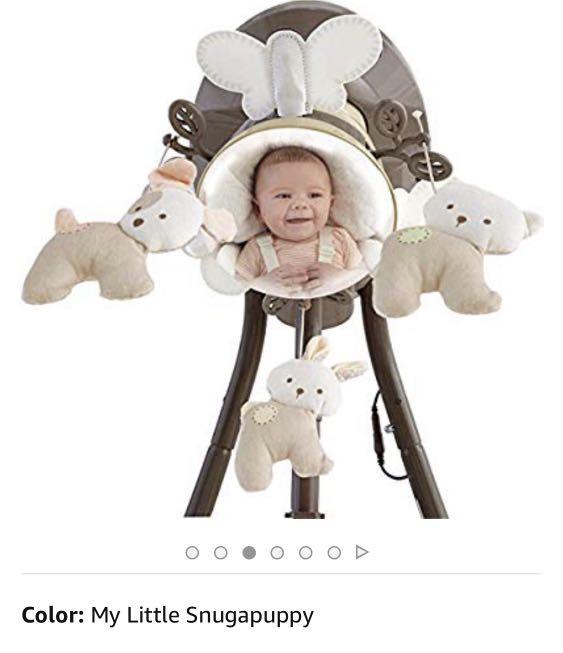 Fisher Price My Little Snugapuppy Cradle n Swing Babies Kids