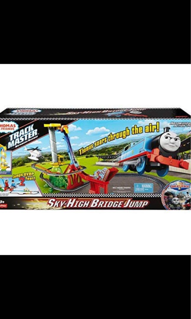 thomas the train engine sky high bridge jump