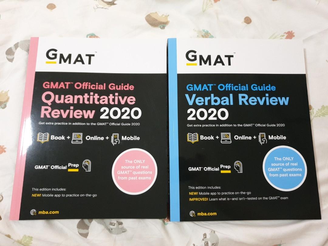 GMAT OFFICIAL GUIDE 2020 Quantitative review + Verbal Review, Hobbies