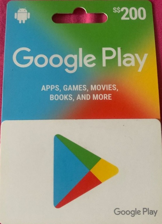 Google play Gift Card HK $200 95拆, 門票＆禮券, 商店或商場 ...