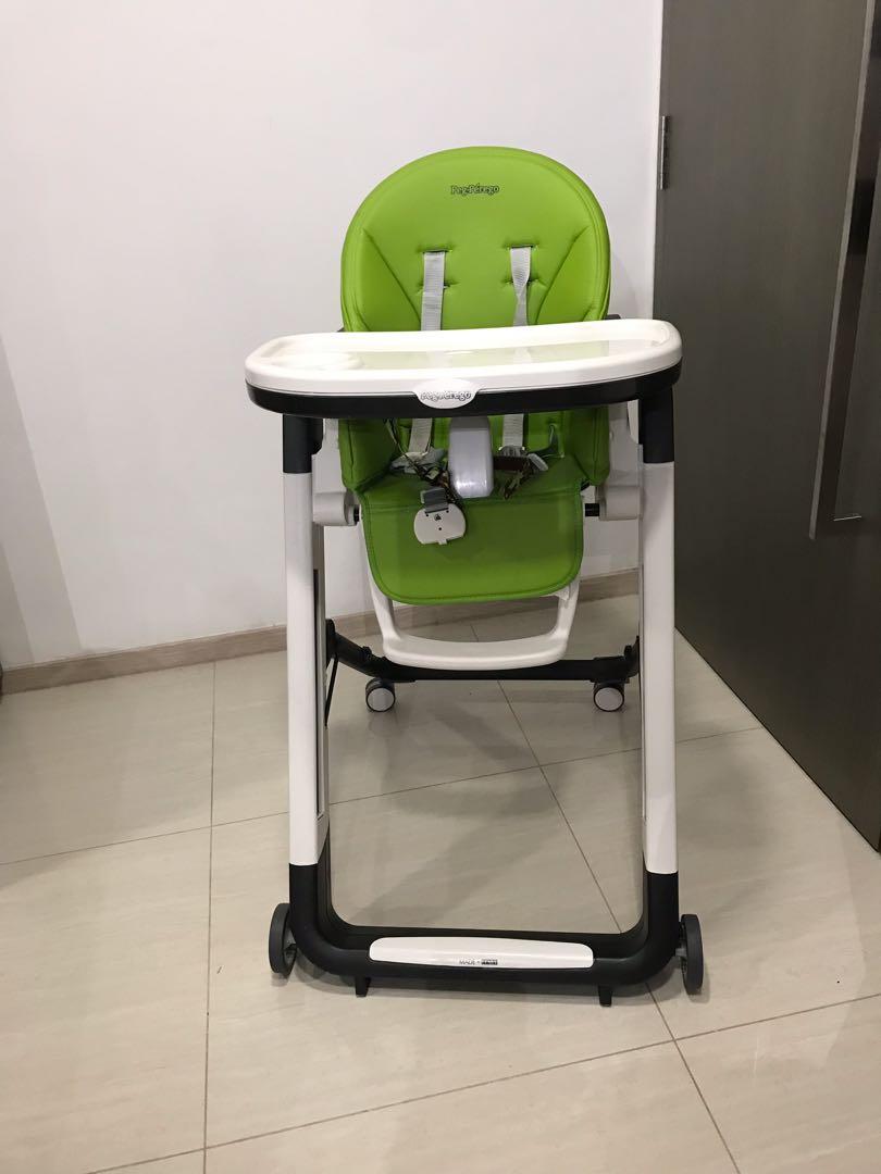 Green Peg Perego Siesta High Chair For Sale Babies Kids Nursing Feeding On Carousell