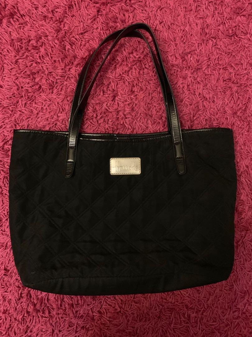 harrods black handbag