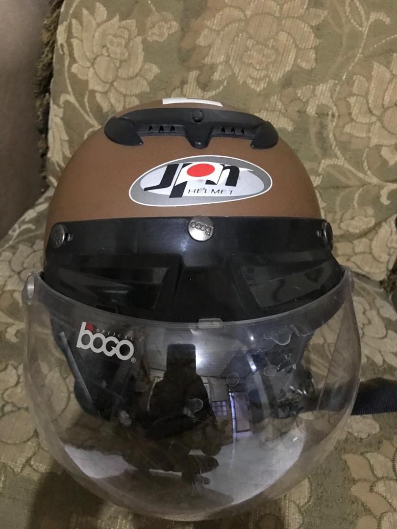 Helm Bogo Warna Coklat Nego Motor Di Carousell #carglossoriginal #cargloss keluarin warna espreso brown nya pak jokowi. helm bogo warna coklat nego