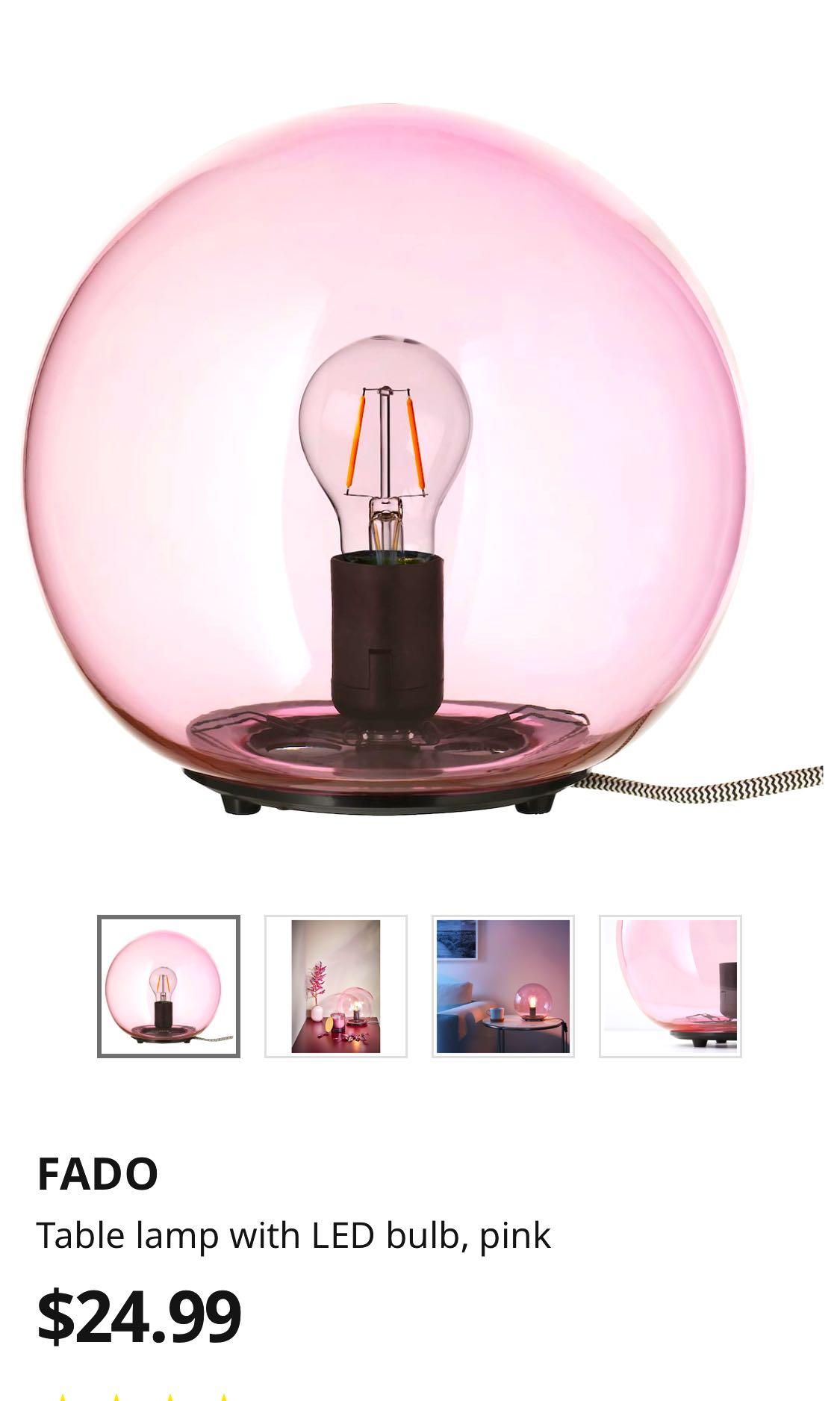 Ikea Fado Light With Led Bulb Electronics Others On Carousell