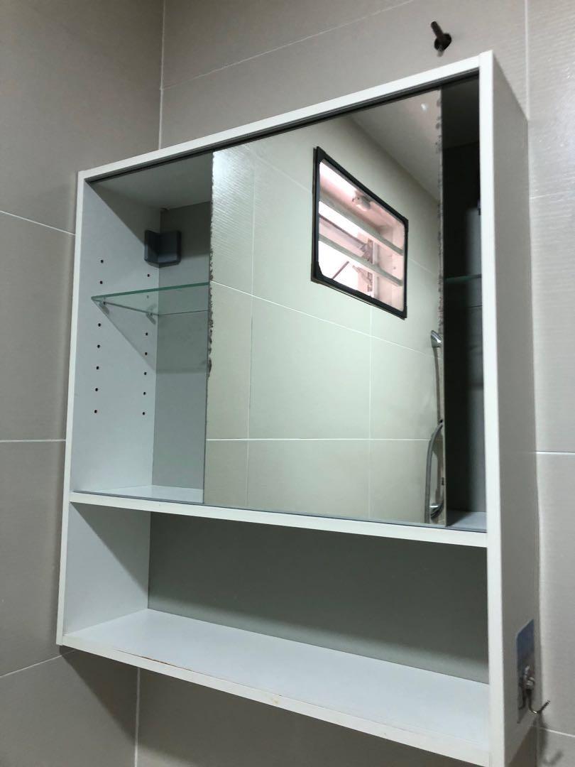 IKEA toilet mirror Furniture & Home Living, Furniture, Shelves